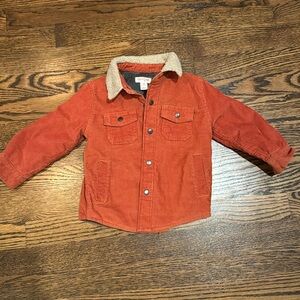 Cat & Jack Orange Corduroy Coat
